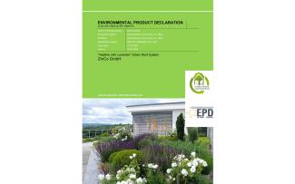 The EPD for the ZinCo Green Roof Build-up “Heather with Lavender” has been verified and published – as a so-called “Core EPD”. EPD for the ZinCo Green Roof Build-up “Heather with Lavender”